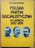 Jan Kancewicz Polska Partia Socjalistyczna w latach 1892-1896
